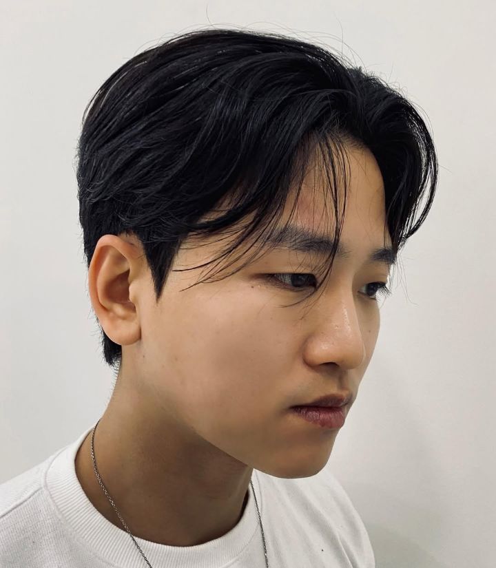 리프컷 · 아이롱펌