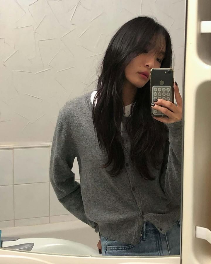 레이어드펌 · 탈색